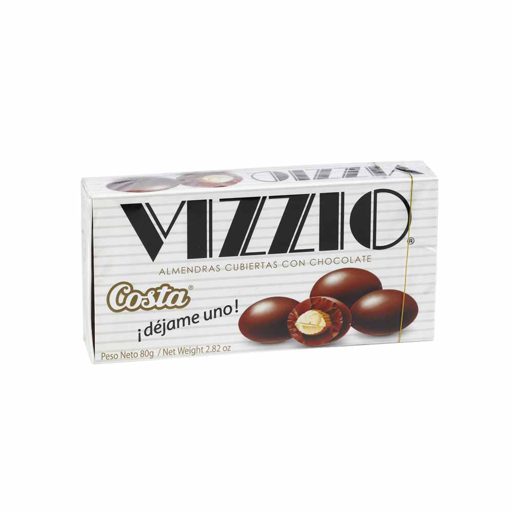 Chocolate con leche COSTA Vizzio almendras cubiertas Caja