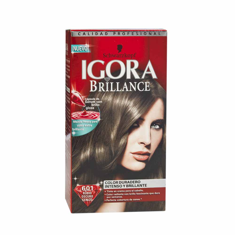 Tinte Para Mujer Schwarzkopf Igora Brillance 601 Rubio