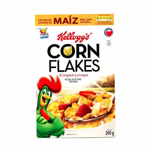 Cereal KELLOGGS Corn Flakes Caja 200Gr - Vivanda