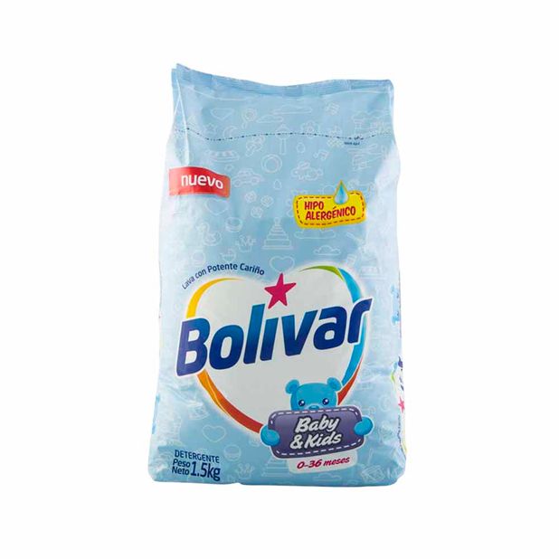 Detergente en polvo BOLÍVAR Baby & Kids Bolsa 1.5Kg - Vivanda