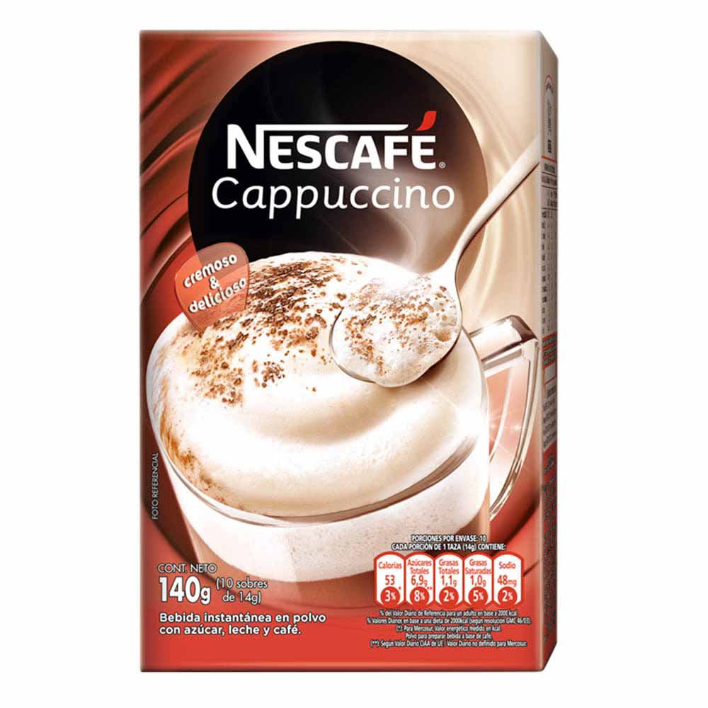 Café NESCAFÉ Cappuccino Caja 140g Vivanda