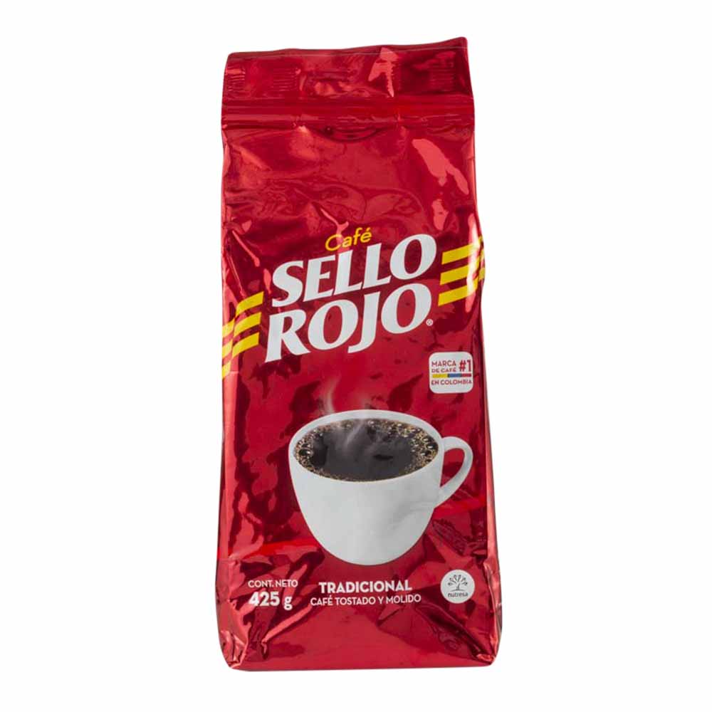 Café Molido SELLO ROJO Tradición Bolsa 425g Vivanda