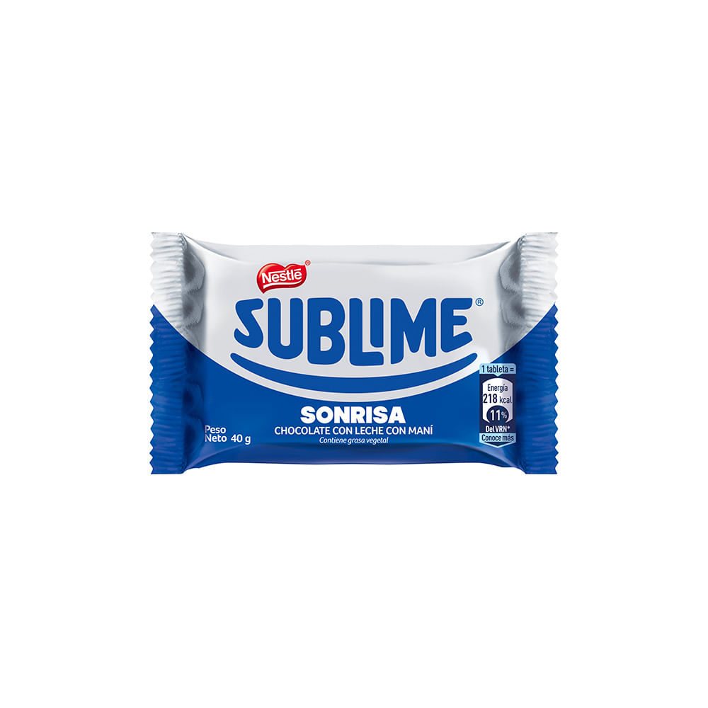 Chocolate NESTLE Sublime Envoltura 44Gr Vivanda