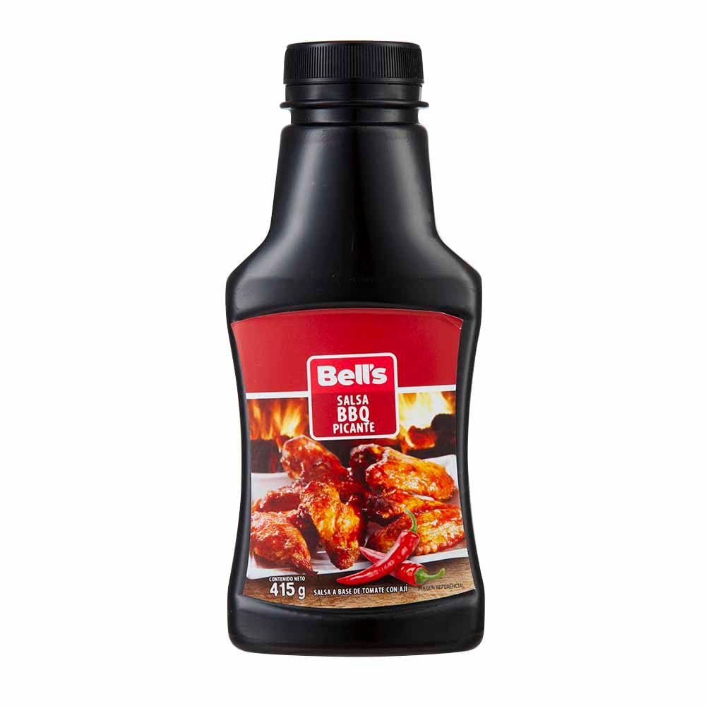 Salsa BELL'S BBQ Picante Frasco 415Gr Vivanda