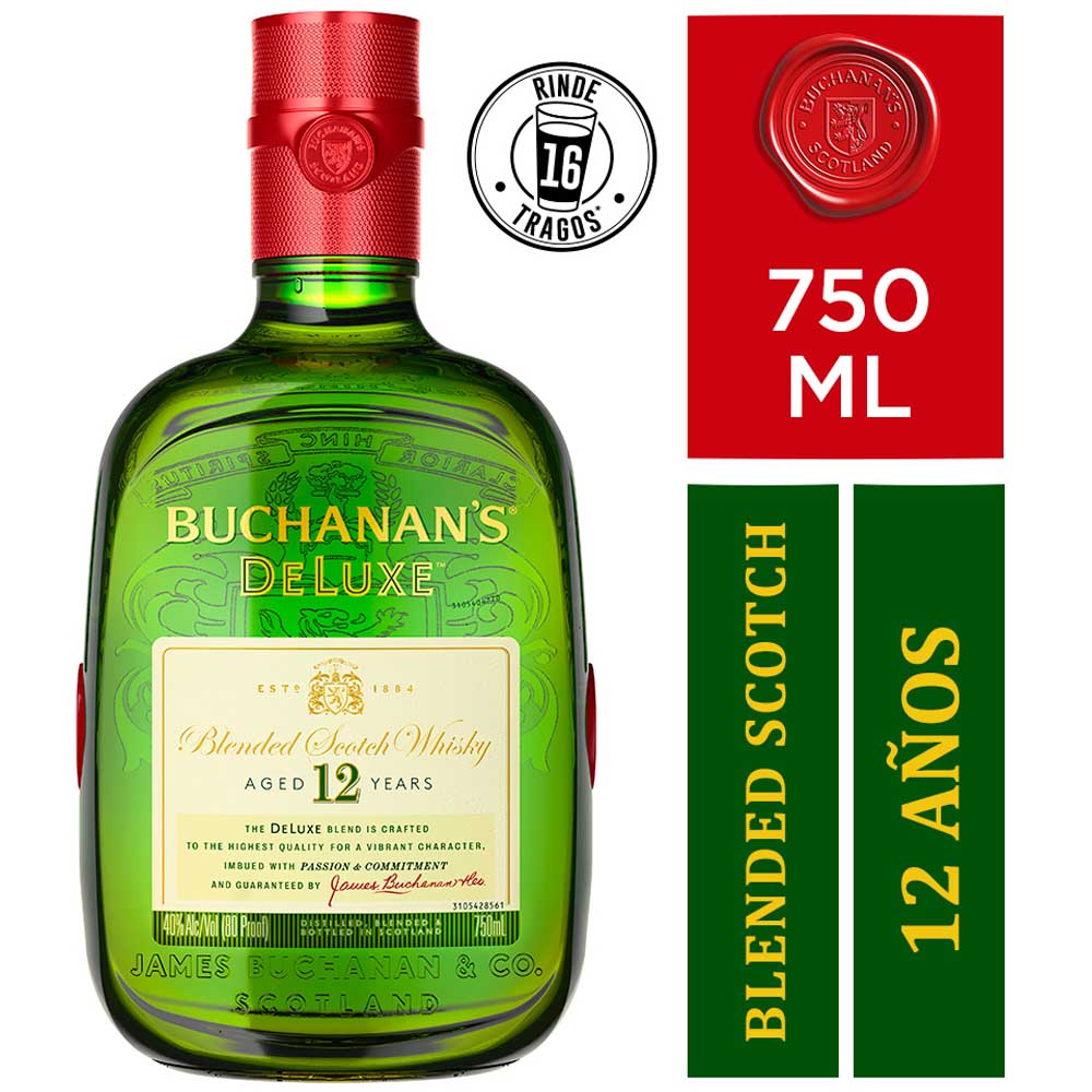 Buchanans 12 Años 750ml. FB0