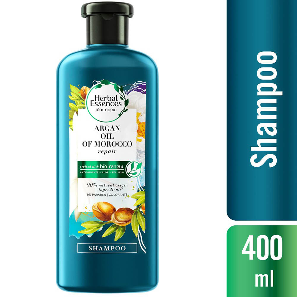 Shampoo HERBAL ESSENCES Aceite de Argán Botella 400ml Vivanda