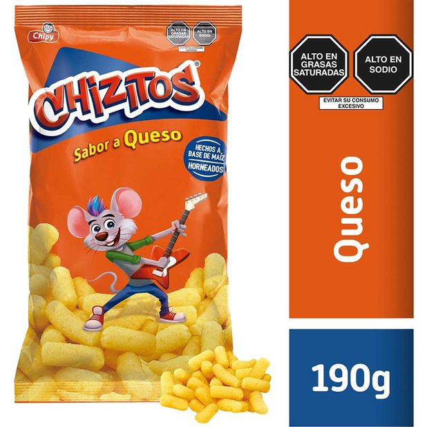 Palitos De Maíz Chizitos Queso Bolsa 190g Vivanda