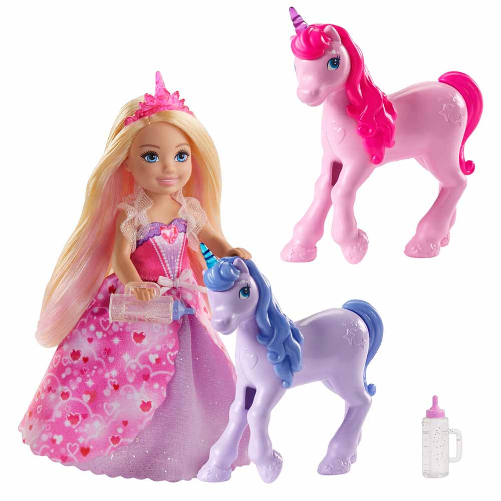 Muneca Barbie Chelsea Y Unicornios Vivanda Vivanda