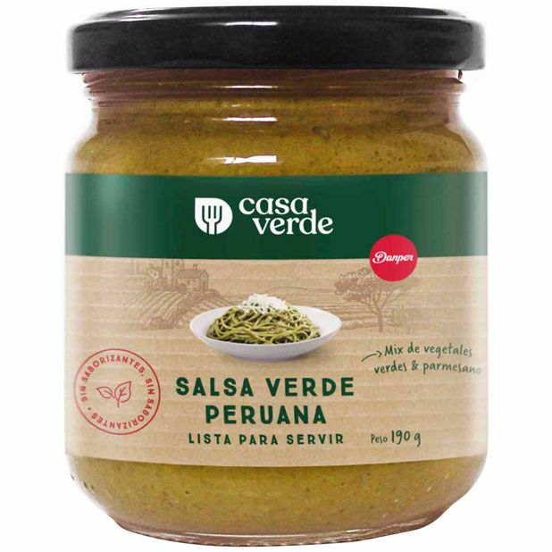 Salsa Verde Peruana CASA VERDE Frasco 190g | Vivanda - Vivanda