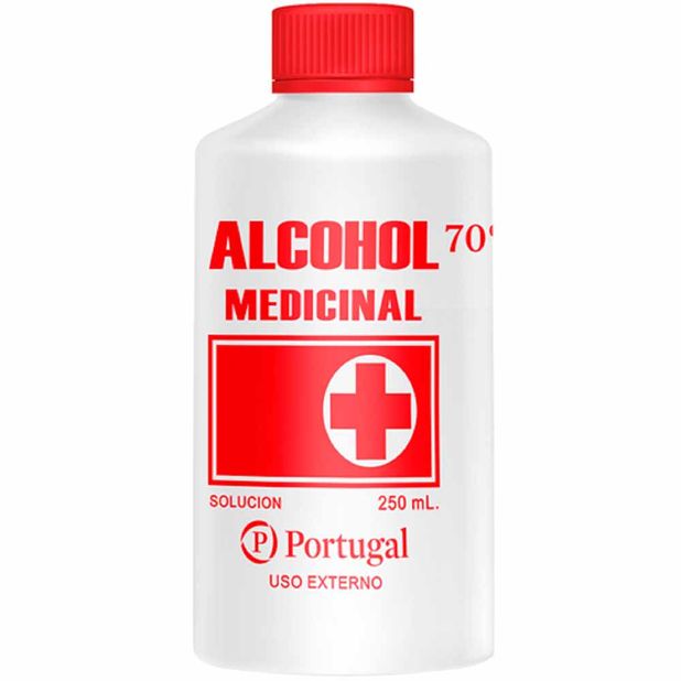 Alcohol Medicinal PORTUGAL de 70° Frasco 250ml | Vivanda - Vivanda