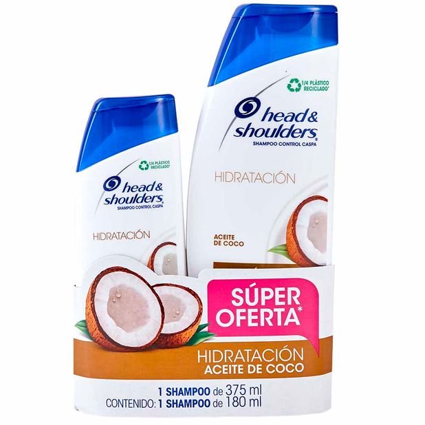 Shampoo HEAD&SHOULDERS Coco Frasco 375ml + Frasco 180ml